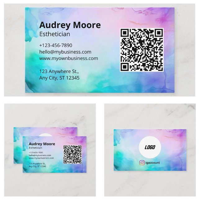 Aesthetician Templates Logo Business Card (Esthetician Templates Logo Business Card
)