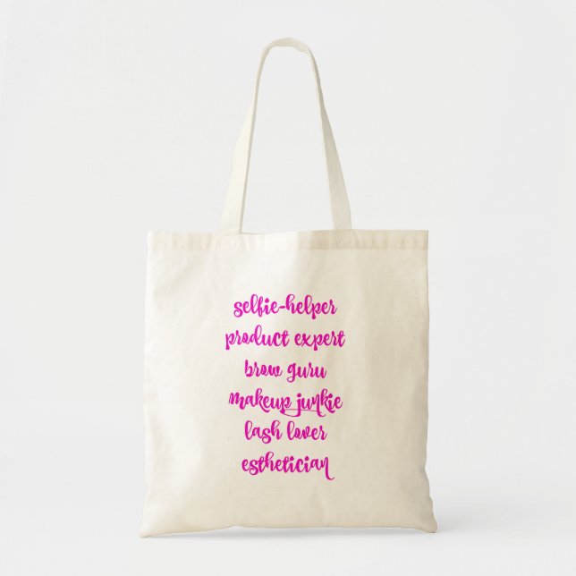 aesthetician ||| {TOTE} Tote Bag (Front)