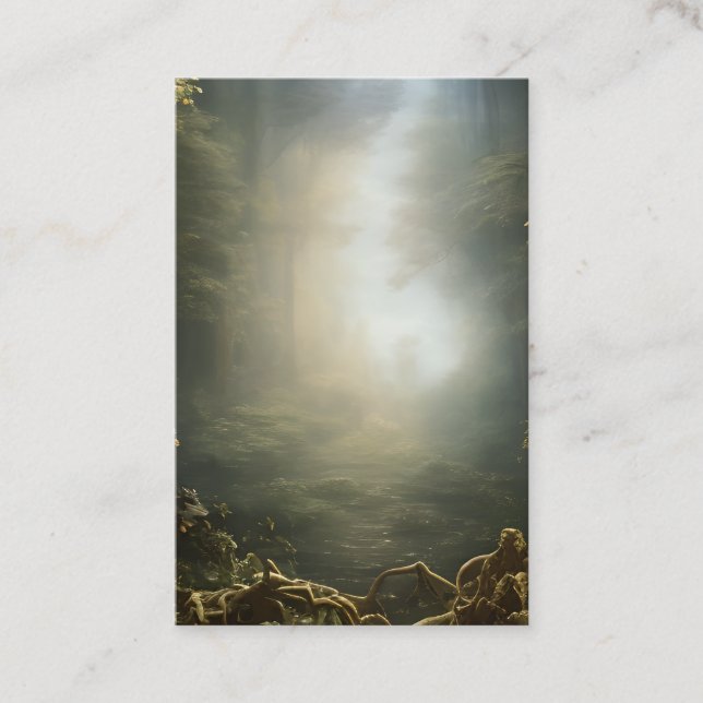 Aesthetics of Beauty Magic Enchanted Imagination F Business Card (Front)