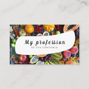 Aesthetics Vegetables illustration Business Card