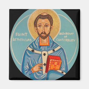 Aethelhard Orthodox Christian Saint Icon Magnet