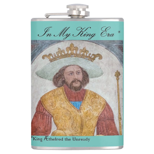Æthelred the Unready Hip Flask (Front)