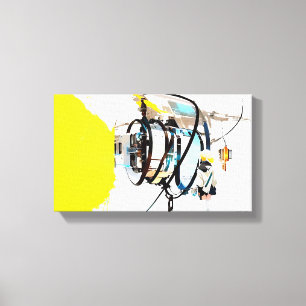 Aether Kiosk Art Canvas Print