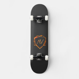 AETHER VANGUARD - AV Logo Stone Shape Streetwear Skateboard