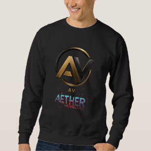 AETHER VANGUARD - AV Logo Stone Shape Streetwear Sweatshirt