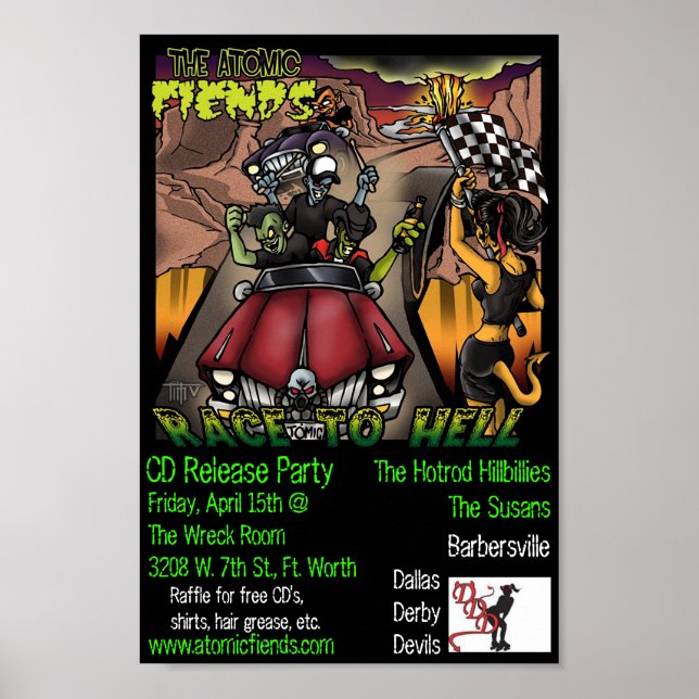 AF CD Release Poster (Front)