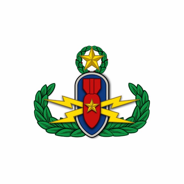 AF EOD Master 3D Standing Photo Sculpture (Front)