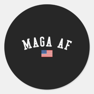 Af Shirt Trump 2024 Republican Take America Back 2 Classic Round Sticker