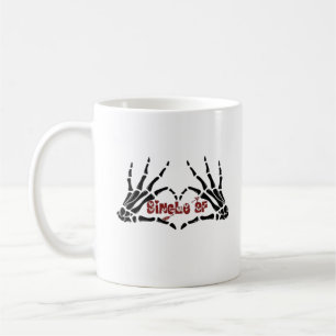 Af Skeleton Hands Heart Classic Coffee Mug