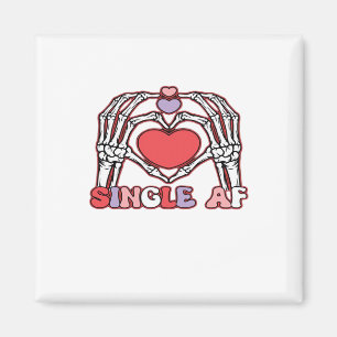 Af Skeleton Hands Valentines Day Classic Look Magnet