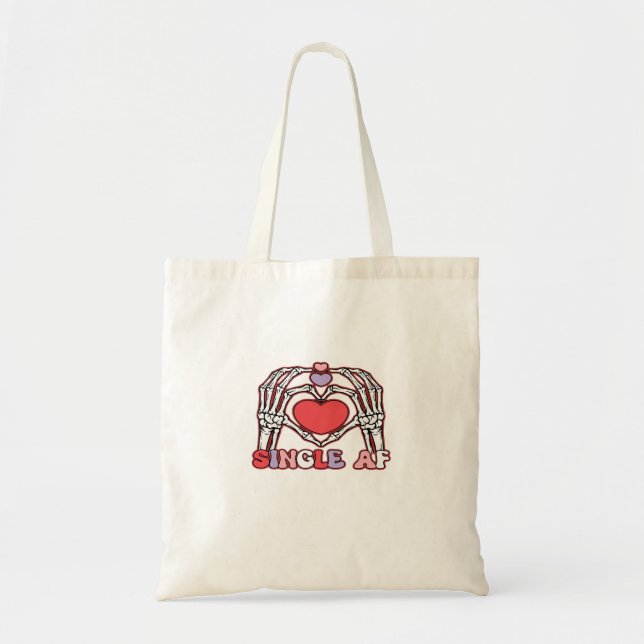 Af Skeleton Hands Valentines Day Classic Tote Bag (Front)