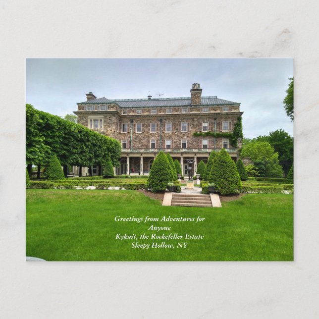 AFA Kykuit Rockefeller Estate Postcard (Front)