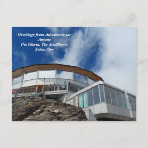 AFA Postcard Piz Gloria, Schilthorn, Swiss Alps