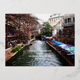 AFA San Antonio Riverwalk postcard