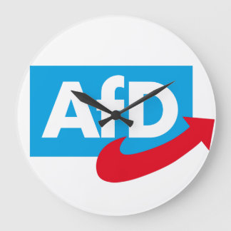 AfD:Alternative für Deutschland Large Clock