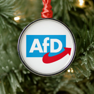 AfD:Alternative für Deutschland Metal Tree Decoration