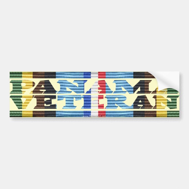 AFEM Veteran PANAMA VETERAN Bumper Sticker (Front)