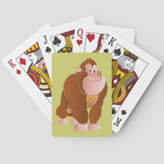 Affe Gorilla ape Playing Cards