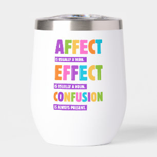 Affect vs Effect Grammar – Funny Word Nerd Gift