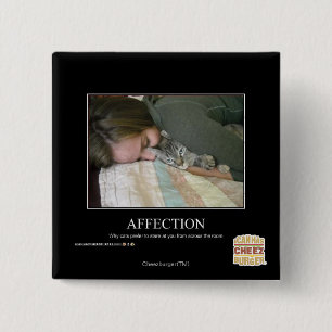 Affection 15 Cm Square Badge
