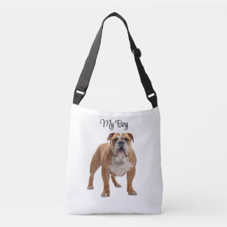 Affectionate Bulldog Personalised Tote Bag