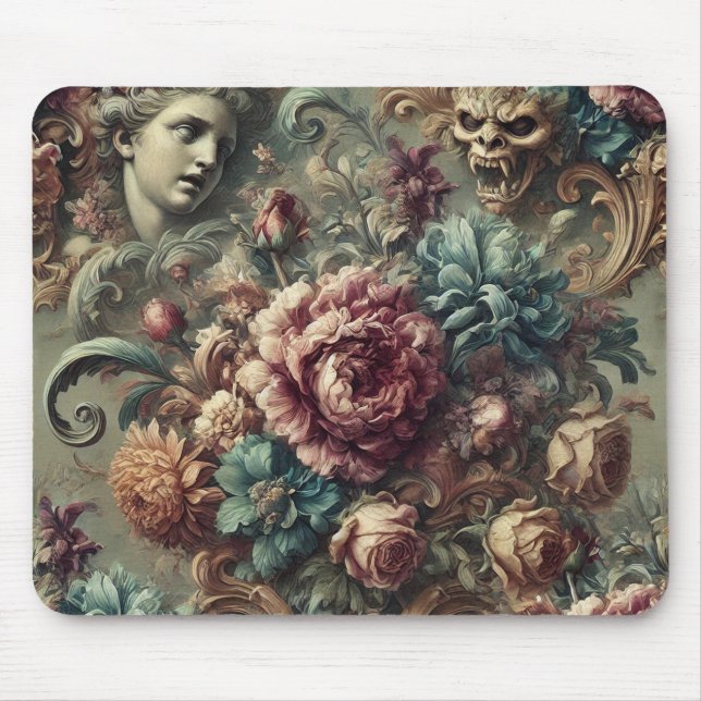 Affectionate Wrath – Gothic Victorian Mouse Mat (Front)