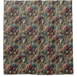 Affectionate Wrath – Gothic Victorian Shower Curtain