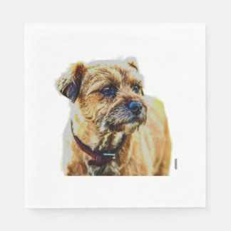 Affen Border Terrier  Napkin