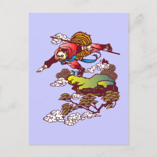 Affengott monkey deity Hanuman Postcard