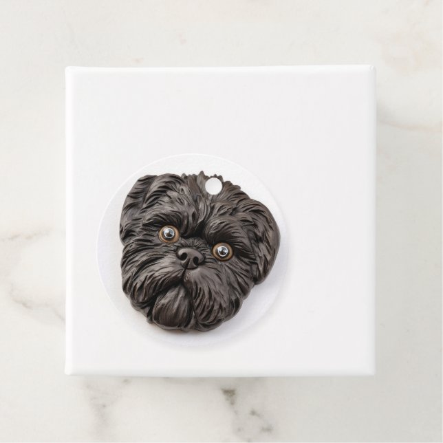 Affenpinscher 3D Inspired Favour Tags (In Situ)
