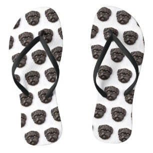 Affenpinscher 3D Inspired Flip Flops