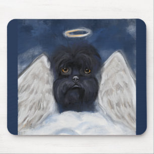 Affenpinscher Angel  Mouse Mat