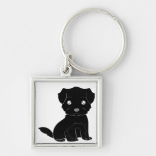 affenpinscher cartoon.png key ring