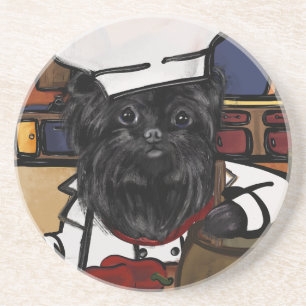 Affenpinscher Chef         Coaster