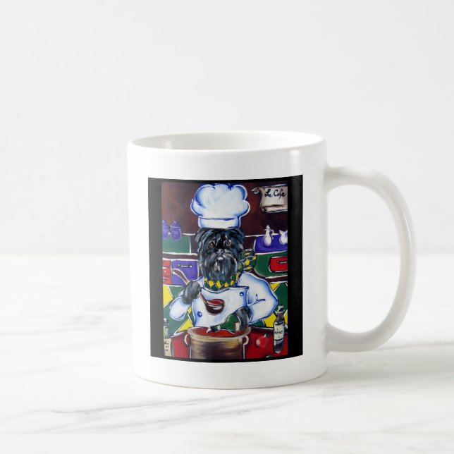 Affenpinscher Chef Coffee Mug (Right)