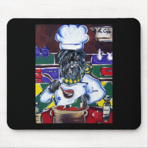 Affenpinscher Chef Mouse Mat