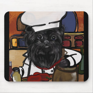 Affenpinscher Chef   Mouse Mat