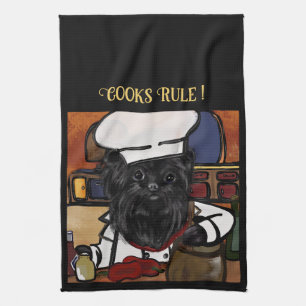 Affenpinscher Chef Tea Towel