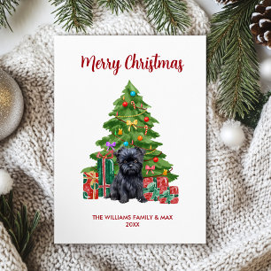 Affenpinscher Christmas Card