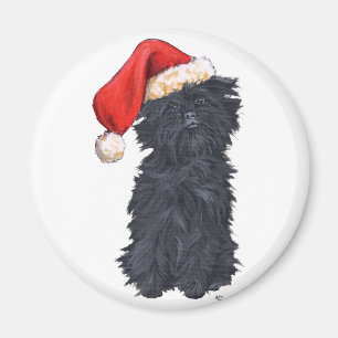 Affenpinscher Christmas Magnet