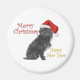 Affenpinscher Christmas Magnet