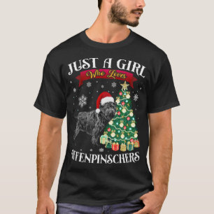 Affenpinscher Christmas Tree Affenpinscher Santa H T-Shirt