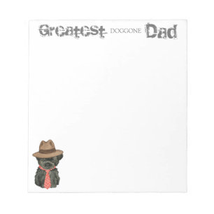 Affenpinscher Dad Notepad