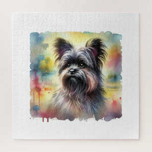 Affenpinscher Dog 210624AREF136 - Watercolor Jigsaw Puzzle