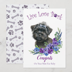 Affenpinscher Dog Adoption, Gotcha Day Card