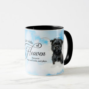 Affenpinscher Dog in Heaven Personalized Memorial Mug