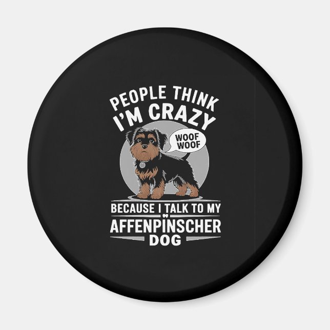 Affenpinscher Dog  Magnet (Front)