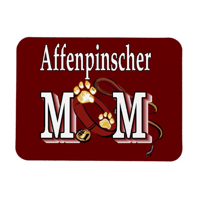 Affenpinscher Dog Mum Magnet (Horizontal)