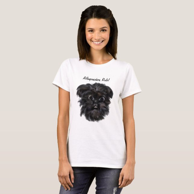 Affenpinscher Dog T-Shirt (Front Full)