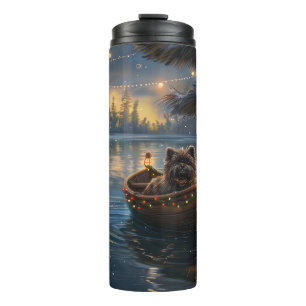 Affenpinscher Festive Christmas Voyage Thermal Tumbler